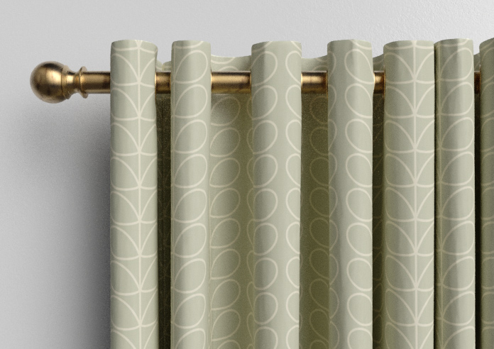 Orla Kiely Linear Stem, Pebble - Made to Measure Curtains - Image 12